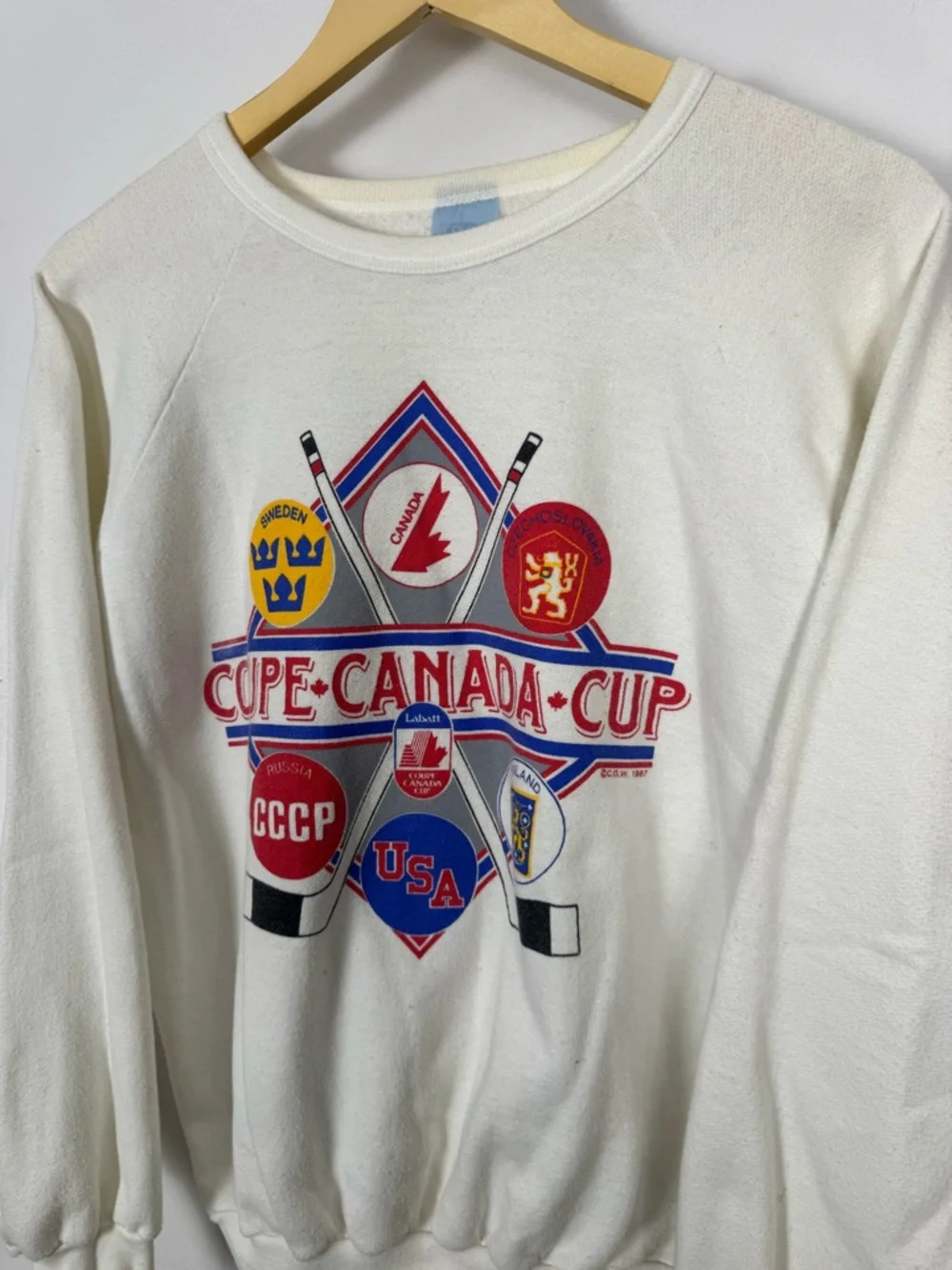 Vintage 90s Coupe Canada Hockey Crewneck Sweatshirt - Picture 4 of 6